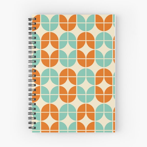 Item preview, Groovy 1960’s Inspired Retro Vintage Design in Orange and Teal designed and sold by Art-and-Archaeo.