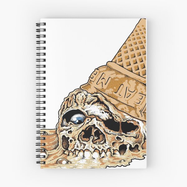Artikelvorschau, Vanille-Todeskegel - Eiscreme-Schädel entworfen und verkauft von DeadMonkeyShop.