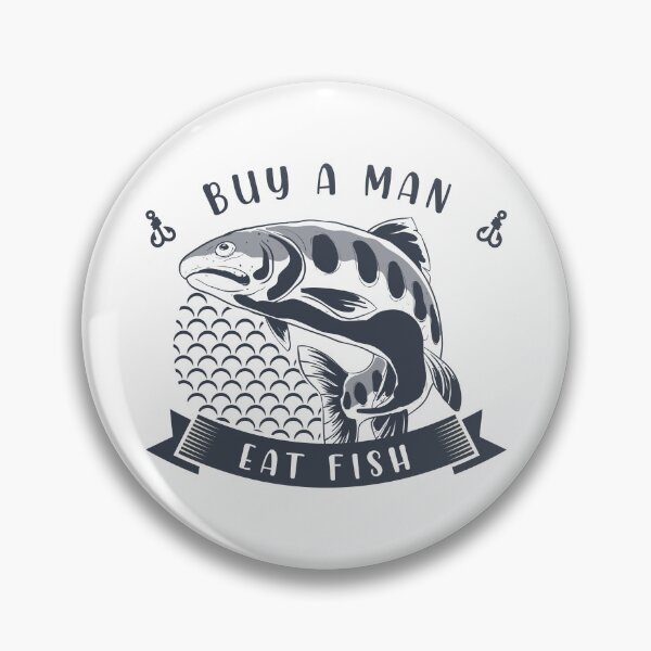 Item preview, Buy A Man Eat Fish designed and sold by Stag's PK.