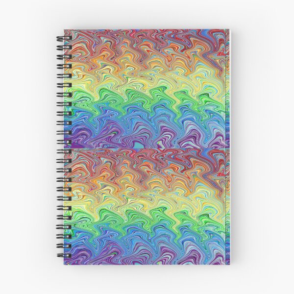 Item preview, Rainbow wave lines designed and sold by Taliahbrody.