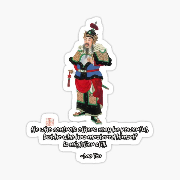 Aperçu de l'œuvre Lao Tzu Tao Te Ching Self-Mastery Quote créée et vendue par JGsClassicTees.