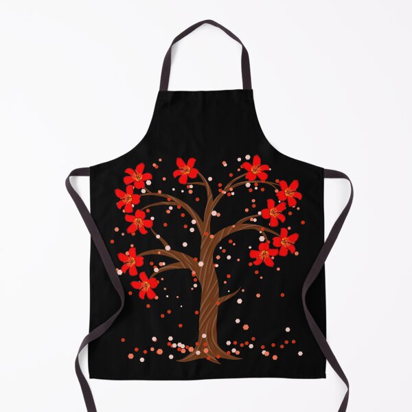 Item preview, Tree with big red  flowers  designed and sold by ReflectedCrafts.