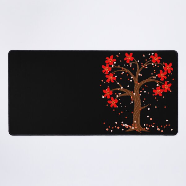 Item preview, Tree with big red  flowers  designed and sold by ReflectedCrafts.