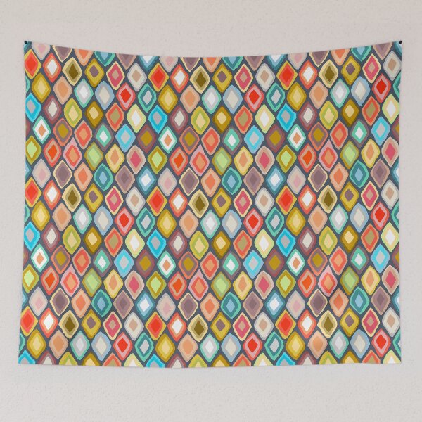 Item preview, Almas diamond ikat dark designed and sold by scrummy.