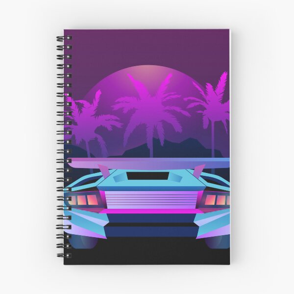 Item preview, Retrowave Inspired Car and Horizon designed and sold by TotallyRetroArt.