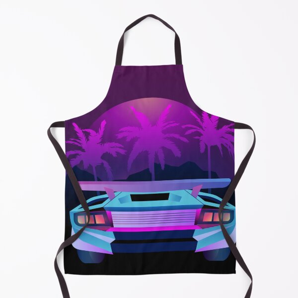 Item preview, Retrowave Inspired Car and Horizon designed and sold by TotallyRetroArt.