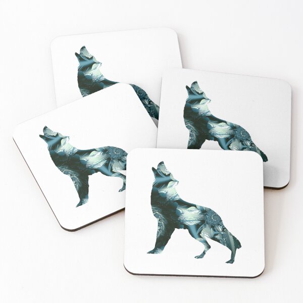 Item preview, Fractal Wolf, Collection Thirty-Nine designed and sold by Patricia Johnston.