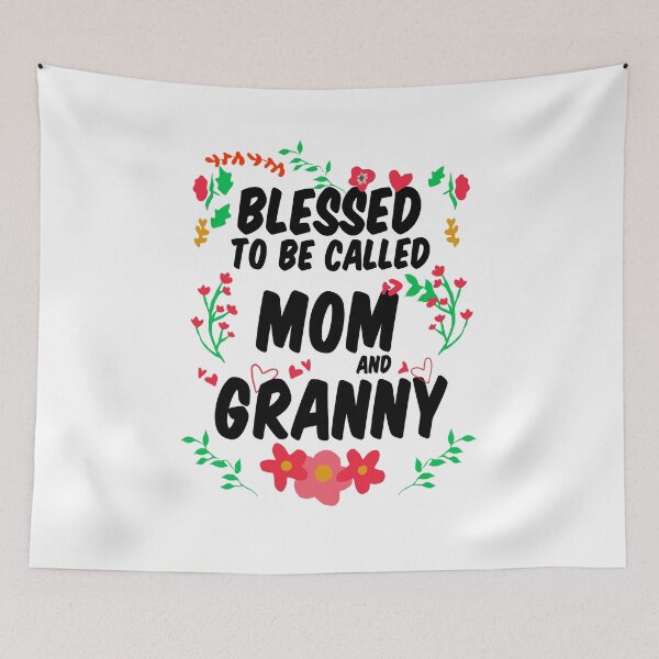 Item preview, blessed to be called mom and granny designed and sold by Graphics Adora.