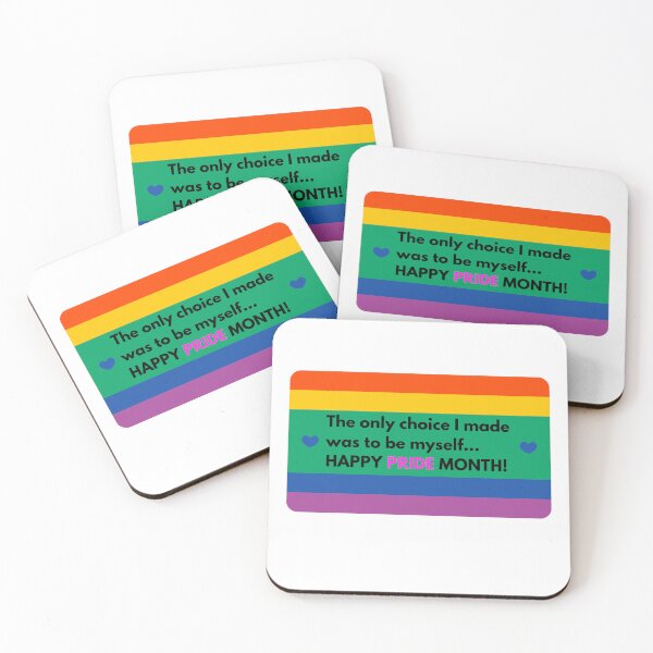 Item preview, The only choice I made was to be myself.. HAPPY PRIDE MONTH! designed and sold by keenikai.