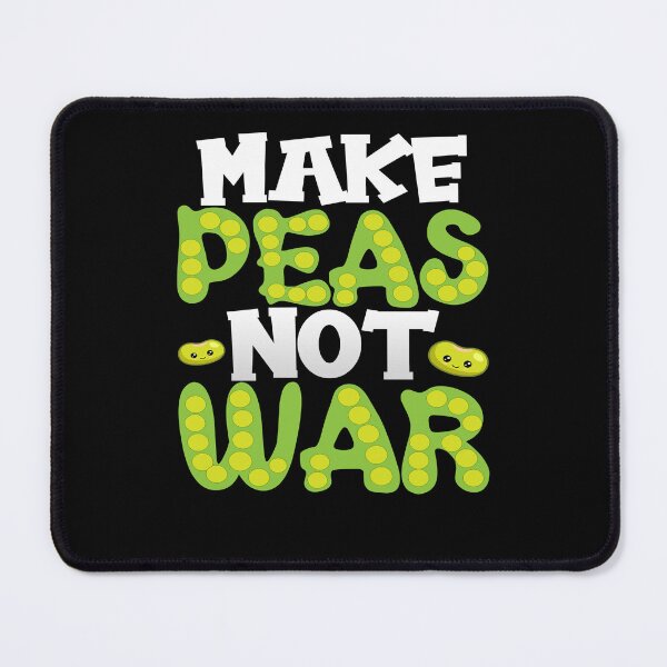 Item preview, Vegetarians Veggie Make Peas Not War Vegan Pun designed and sold by fantasticdesign.
