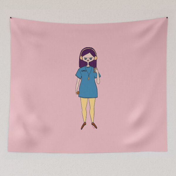 Item preview, Cute Autistic Girl (pink) designed and sold by misslovelymess.