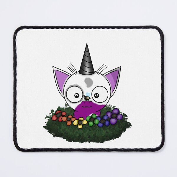 Item preview, Asexual Pride Unicorn with bee! designed and sold by Bill Bill The Unicorn.