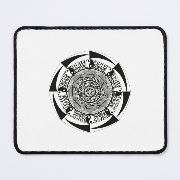 Artikelvorschau, Yin yang mandala entworfen und verkauft von DomaDoma.