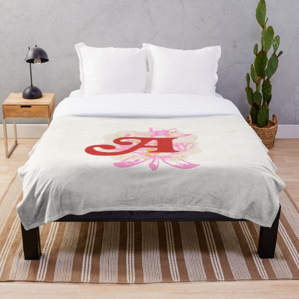 Item preview, Monogram Letter A with Vintage Flower Graphic designed and sold by Trish Dish.