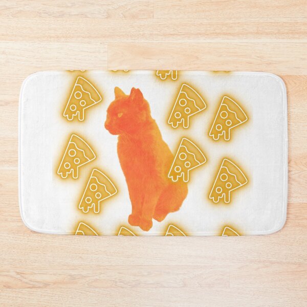 Item preview, Cat Eating Pizza designed and sold by boomantique.