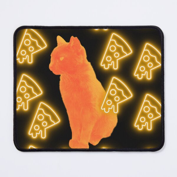 Item preview, Cat Eating Pizza designed and sold by boomantique.