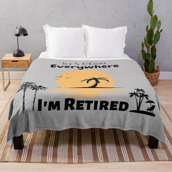 Item preview, Retirement It's 5 O'Clock Everywhere I'm Retired Summer designed and sold by Bap-tiste.