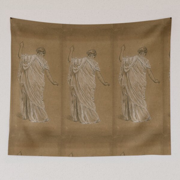 Item preview, Study for ‘A Garden’ (c. 1869) Albert Joseph Moore ,coloured chalks  ,drawing designed and sold by TeeARTHY.