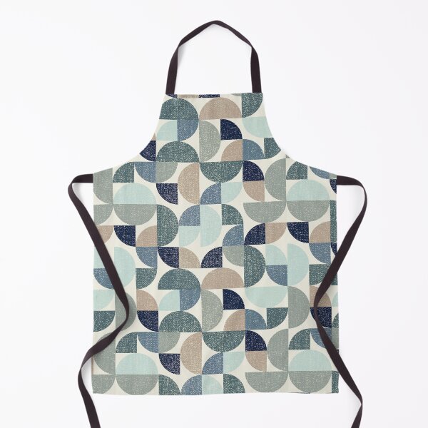 Item preview, Mid Century Modern Circle Shapes, Ocean Tones by Brittanylane designed and sold by Brittany Lane Allen.