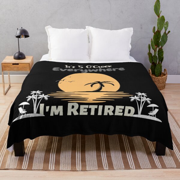 Item preview, Retirement It's 5 O'Clock Everywhere I'm Retired Summer designed and sold by Bap-tiste.