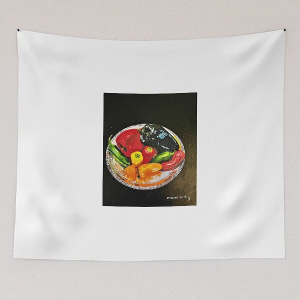Item preview, Assorted Peppers on a Silver Platter designed and sold by Artist Gary Springer.