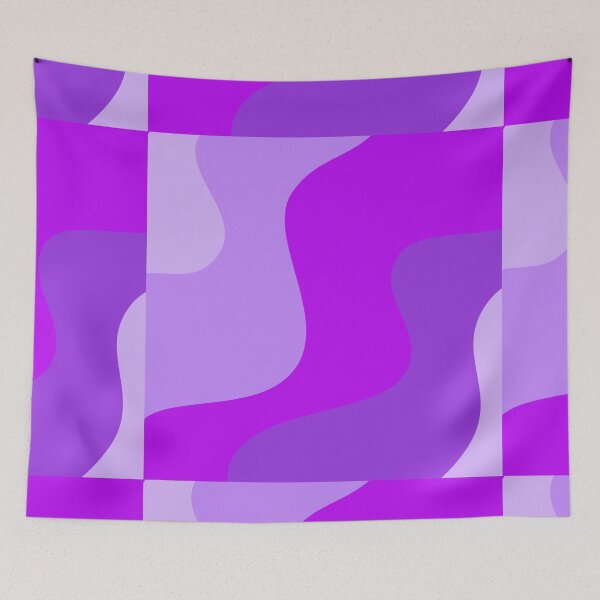 Item preview, Retro Liquid Abstract Swirl in Purple designed and sold by groovyfolk.