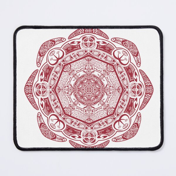 Artikelvorschau, Red mandala entworfen und verkauft von DomaDoma.