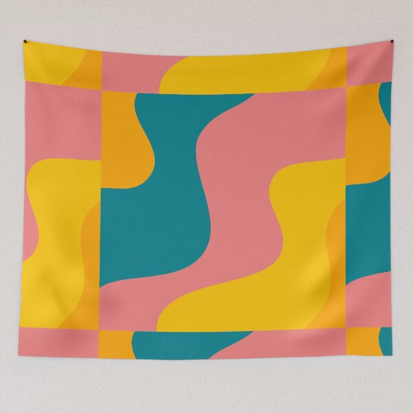 Item preview, Retro Liquid Abstract Swirl in Summer designed and sold by groovyfolk.
