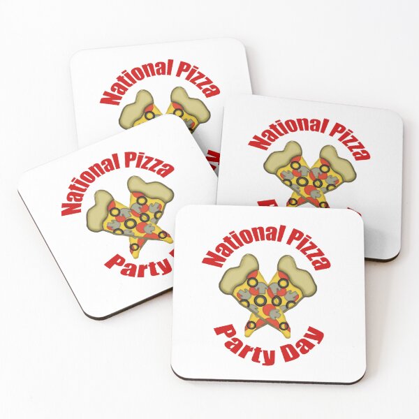 Artikelvorschau, Nationaler Pizza-Party-Tag entworfen und verkauft von blakcirclegirl.