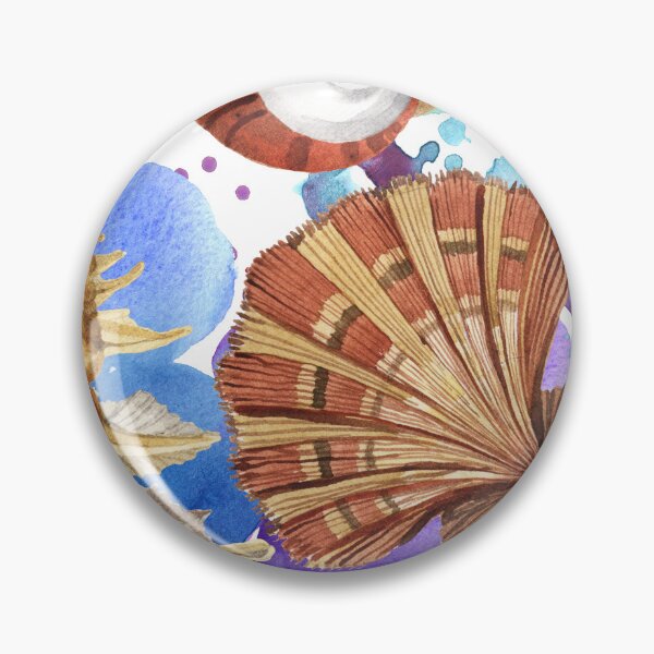 Item preview, Watercolor tropical seashells designed and sold by FGCART.