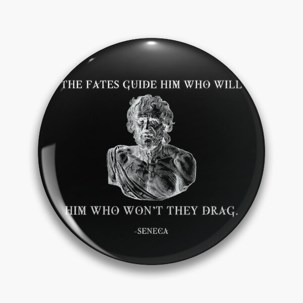 Item preview, Seneca Fates Quote (White Version) designed and sold by JGsClassicTees.