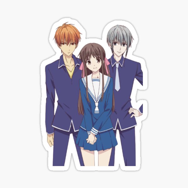 Kyo Tohru And Yuki Fruits Basket Sticker For Sale By Yassinerr Redbubble 6271