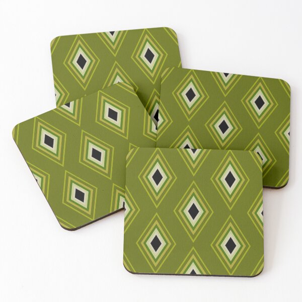 Item preview, Green Textured Diamonds designed and sold by TeraLynne.