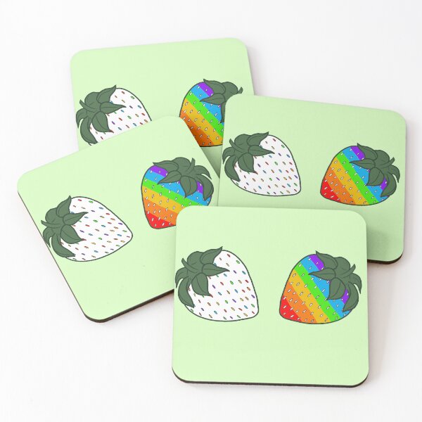 Item preview, LGBTQ+ Pride Month Strawberries - Gay Flag designed and sold by sophkf-designs.