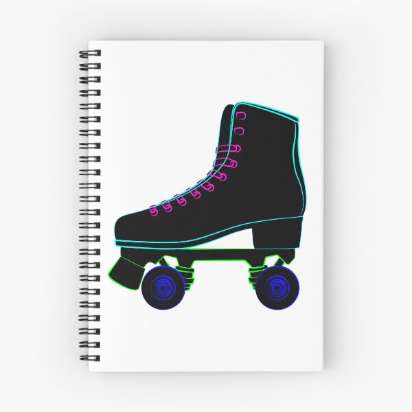 Artikelvorschau, Roller skates shoes derby, Wrotki Rollschuhe Roll schuhe Roll schuhe Boots retro old school sport. Contour lines drawn, drawing illustration graphics entworfen und verkauft von Marcin Adrian.