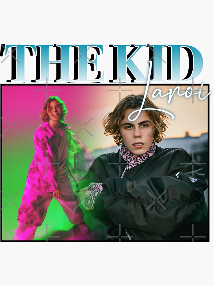 "The Kid Laroi Concert Retro Vintage Design TShirt Sticker Poster