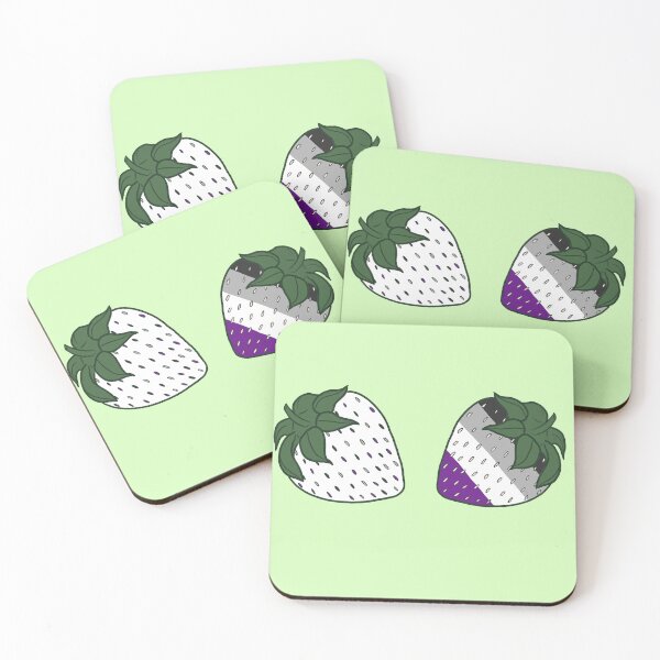 Item preview, LGBTQ+ Pride Month Strawberries - Asexual Flag designed and sold by sophkf-designs.
