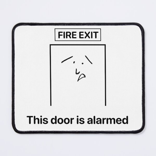 Item preview, This Door is Alarmed designed and sold by AntonyQuinn.