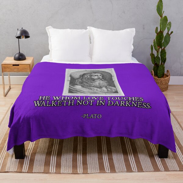 Item preview, Plato "He Whom Love Touches..." Phaedrus Quote designed and sold by JGsClassicTees.