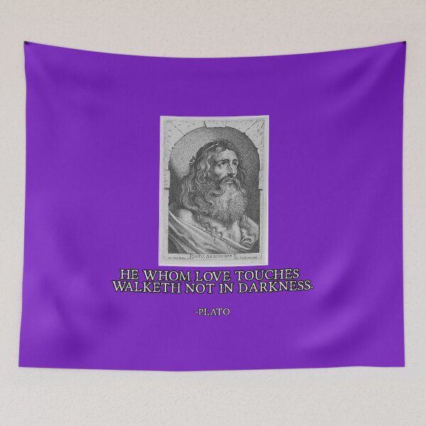 Artikelvorschau, Plato "He Whom Love Touches..." Phaedrus Quote entworfen und verkauft von JGsClassicTees.