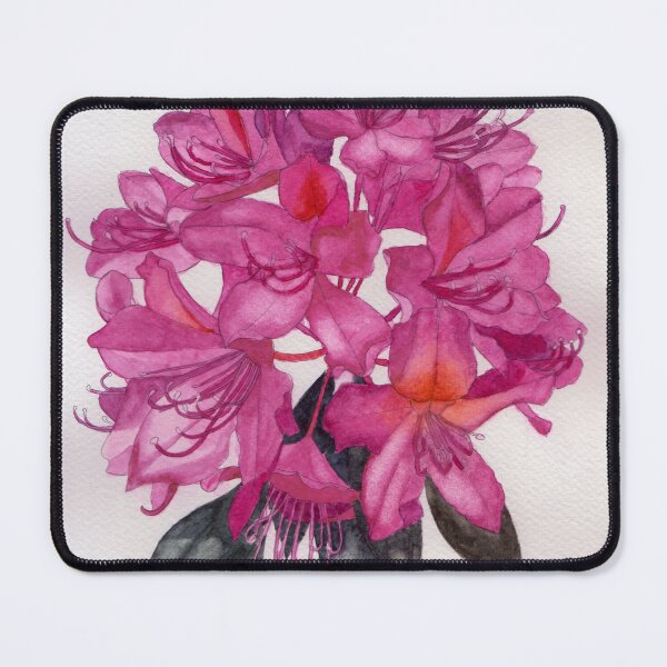 Item preview, Pink rhododendron watercolour painting designed and sold by esvb.