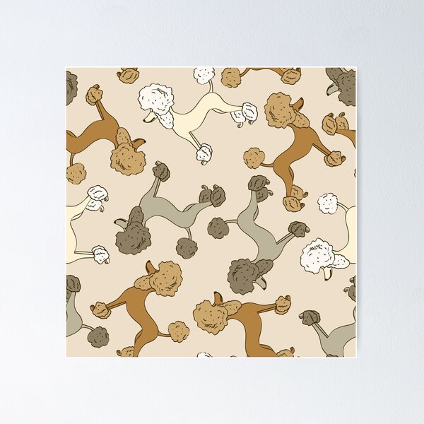 Item preview, Poodle Dogs Doggy Puppy Puppies Dog Pattern designed and sold by Draculaura2009.