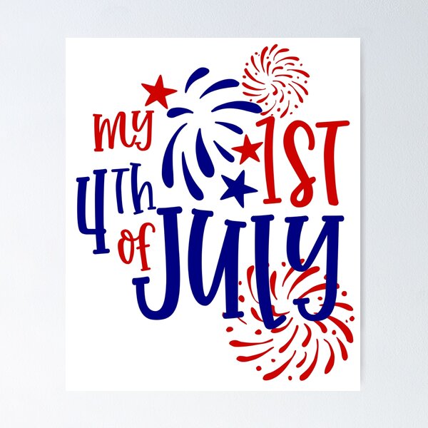 Artikelvorschau, My 1st 4th of July! entworfen und verkauft von hardscuffle.