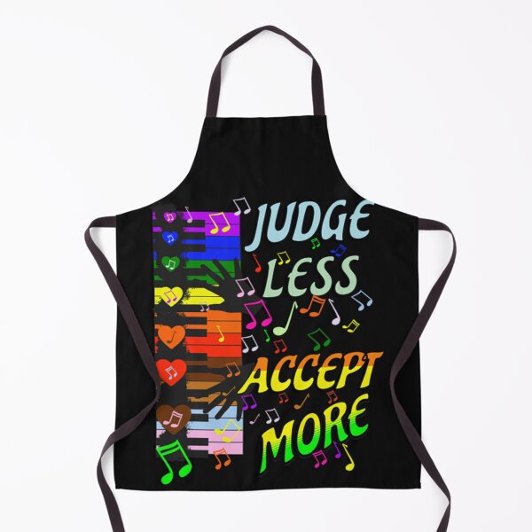 Item preview, Pride Month Judge Less Accept More Inspirational Quote LGBTQ designed and sold by tamdevo1.