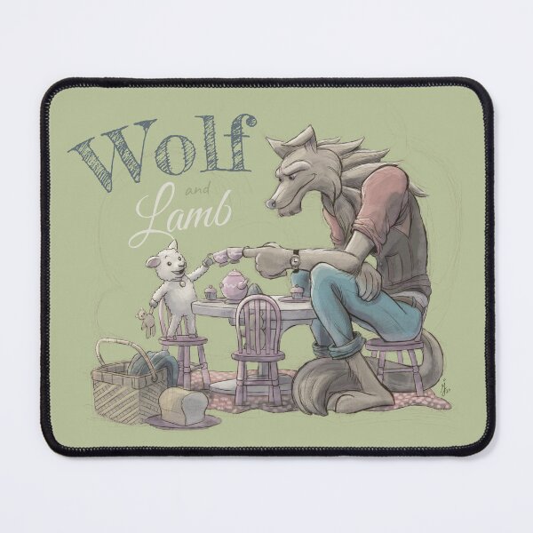 Item preview, Wolf and Lamb Tea Party designed and sold by FIGI.