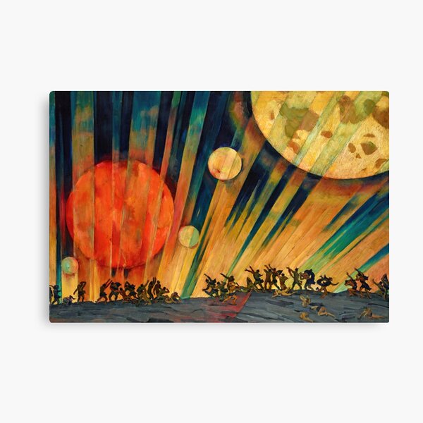 New Planet (1921), by Konstantin Yuon Canvas Print