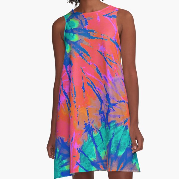 Tie Dye 13 A-Line Dress