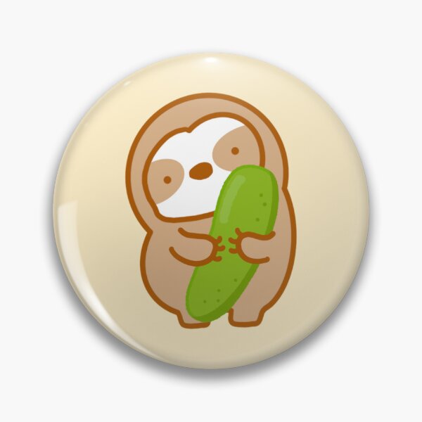 Item preview, Cute Cucumber Sloth  designed and sold by theslothinme.