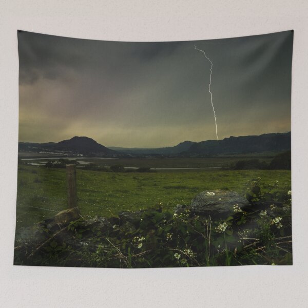 Item preview, Lightning Over Porthmadog designed and sold by LluniauDafyddEm.