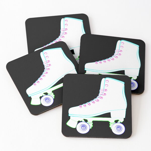 Item preview, Roller skates shoes derby, Wrotki Rollschuhe Roll schuhe Roll schuhe Boots retro old school sport. Contour lines drawn, drawing illustration graphics designed and sold by Marcin Adrian.